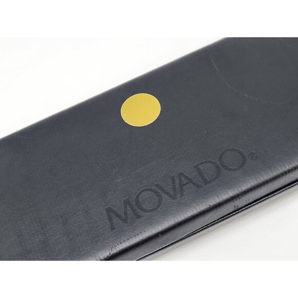 Movado Museum Classic Gold Tone Quartz Men's Wristwatch - New Battery - Picture 16 of 16